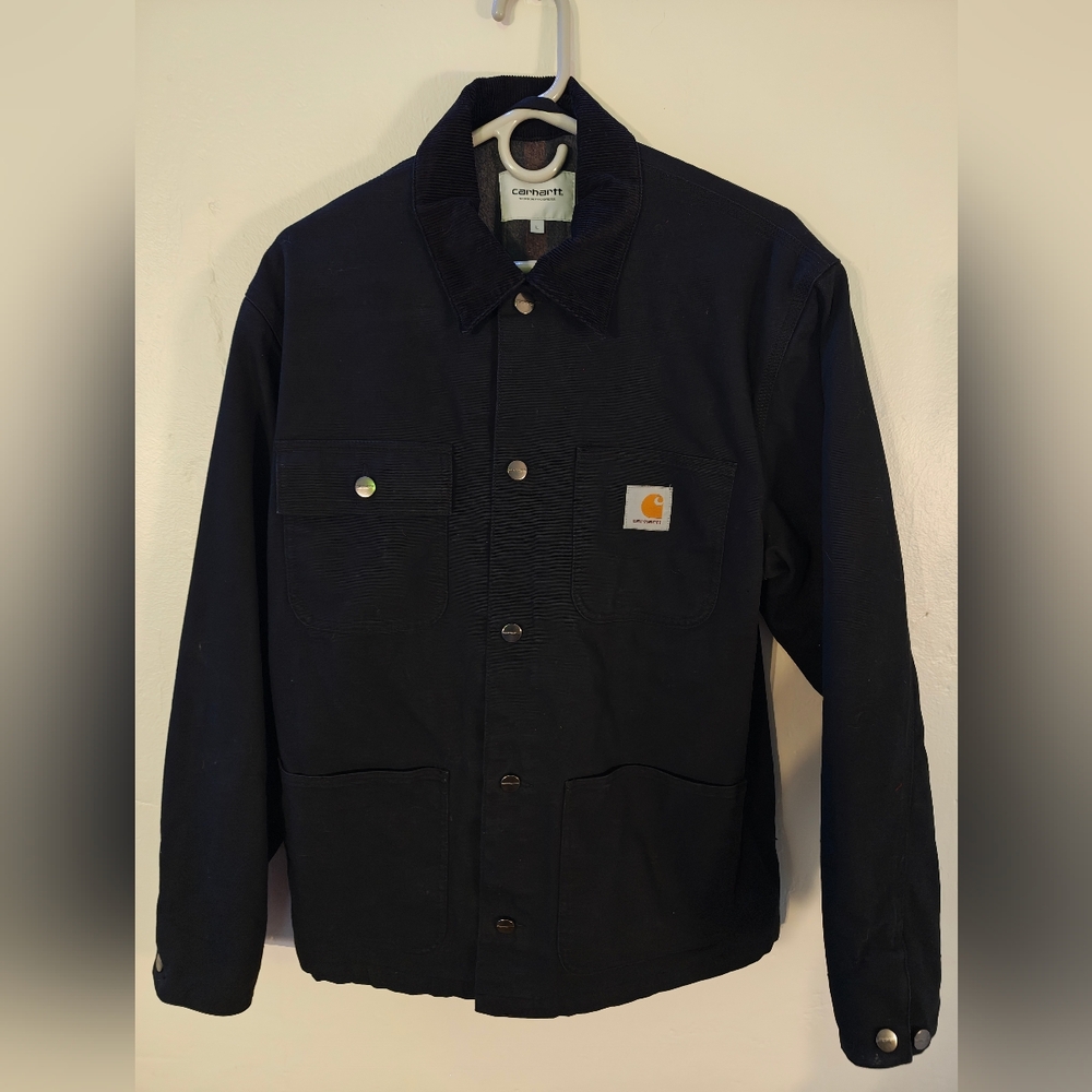 Carhartt WIP Michigan Blanked Lined Chore Coat - Size L - Picture 2 of 6
